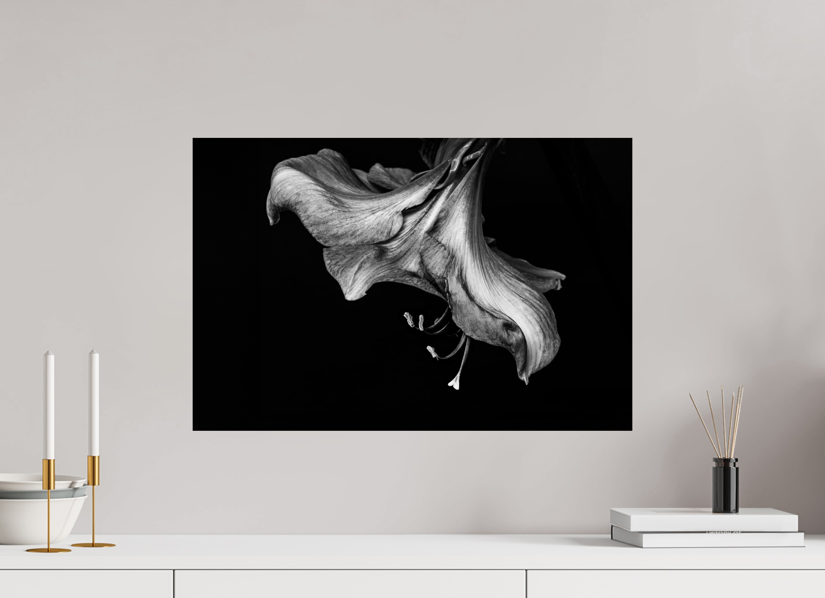 60 x 40 cm, ChromaLuxe HD Metal Print, mit Aufhängung Amaryllis Bell