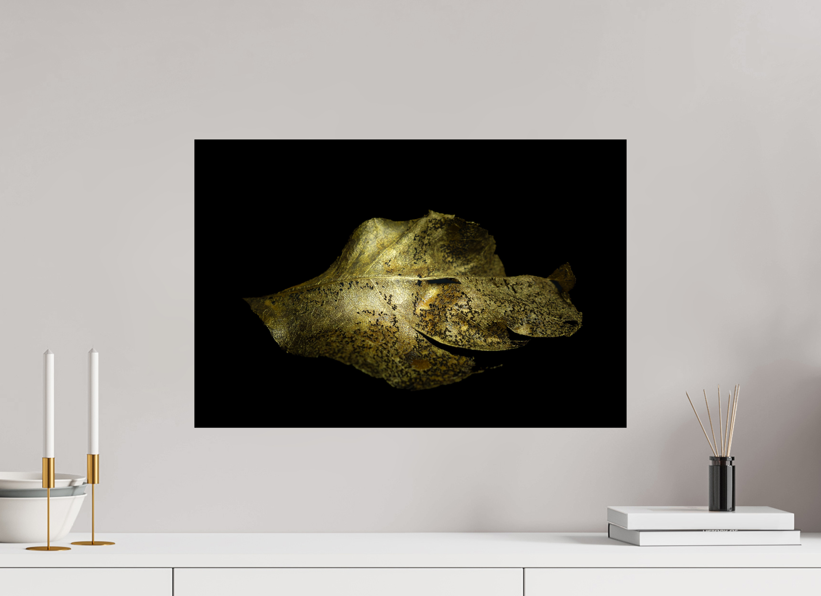 60 x 40 cm, Druck auf Hahnemühle FineArt Baryta Papier ohne Rahmen Golden Light Play - Fine Art