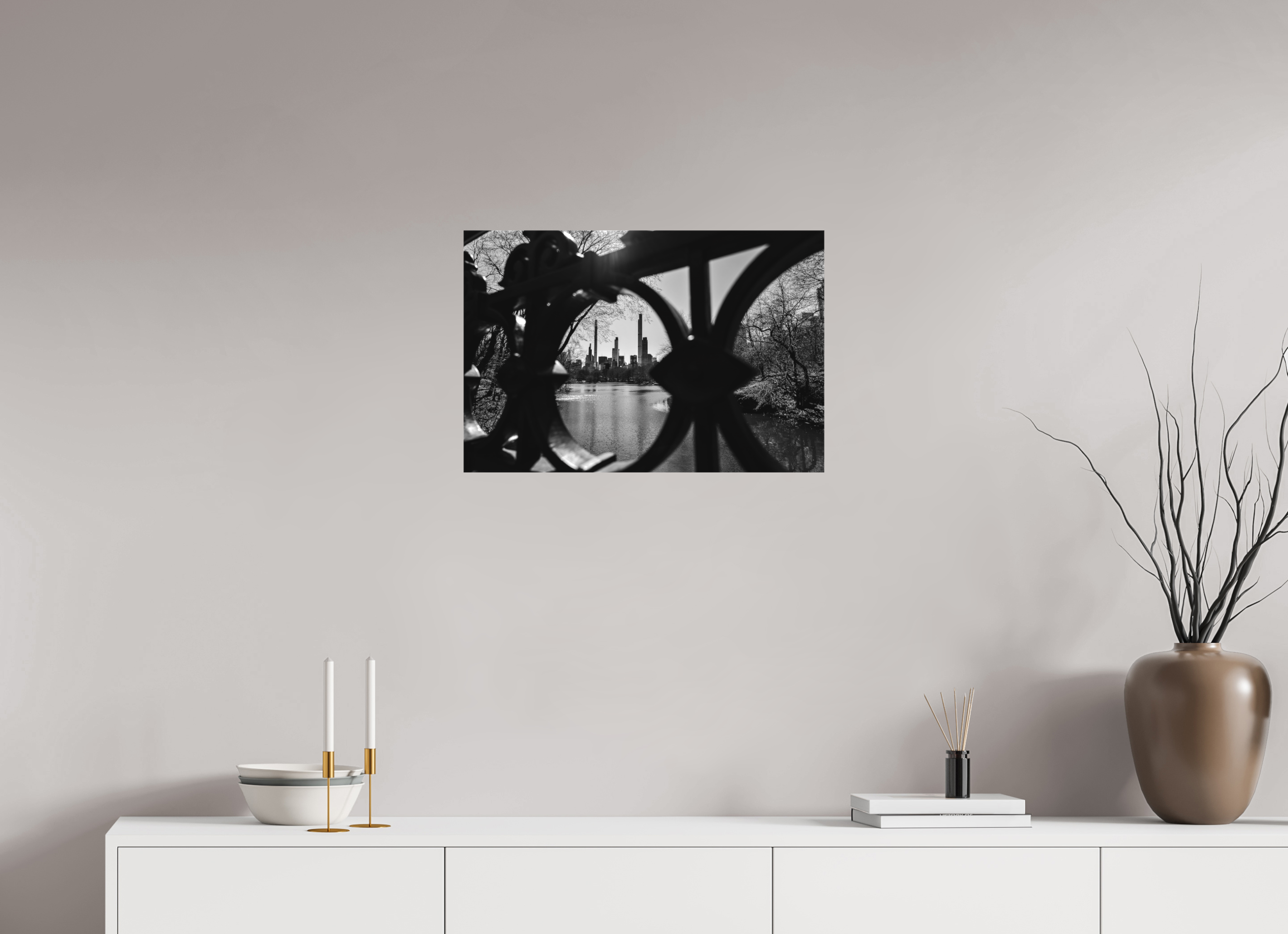 60 x 40 cm, Foto-Leinwand aus hochwertigem Textil, 40mm Gateway to the World