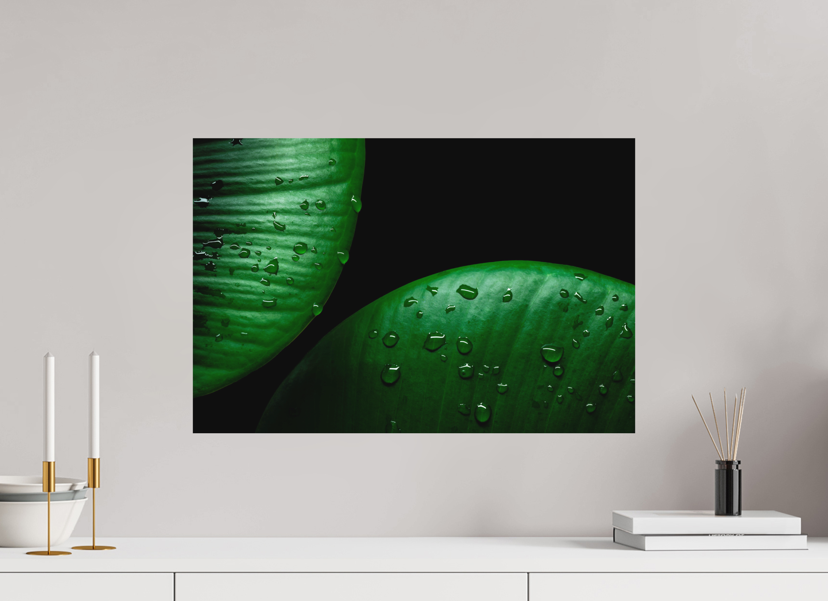 60 x 40 cm, Foto auf Forex, mit Aufhängung Harmonical Raindrops