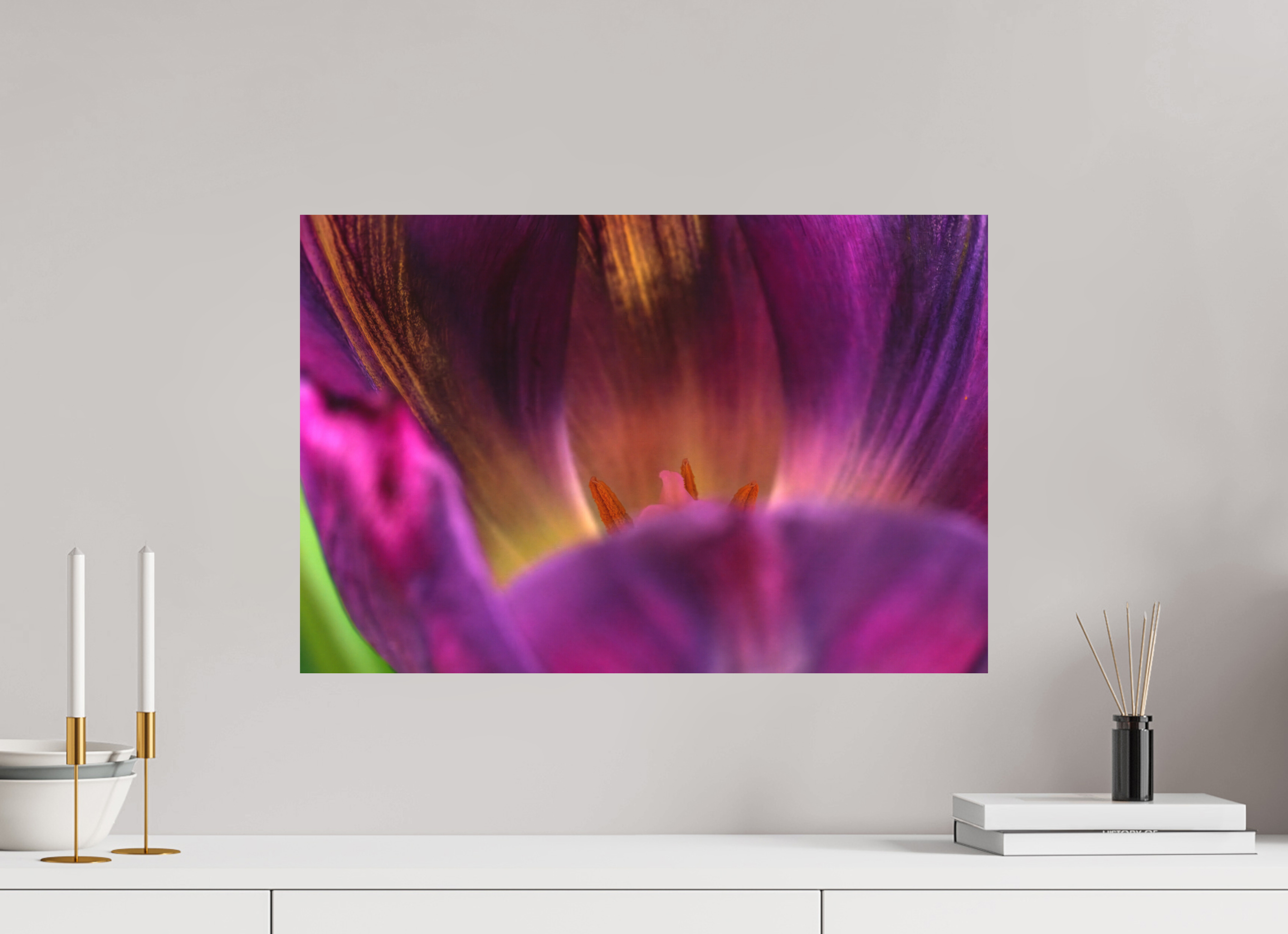 60 x 40 cm, Foto auf Forex, mit Aufhängung Purple Beauty