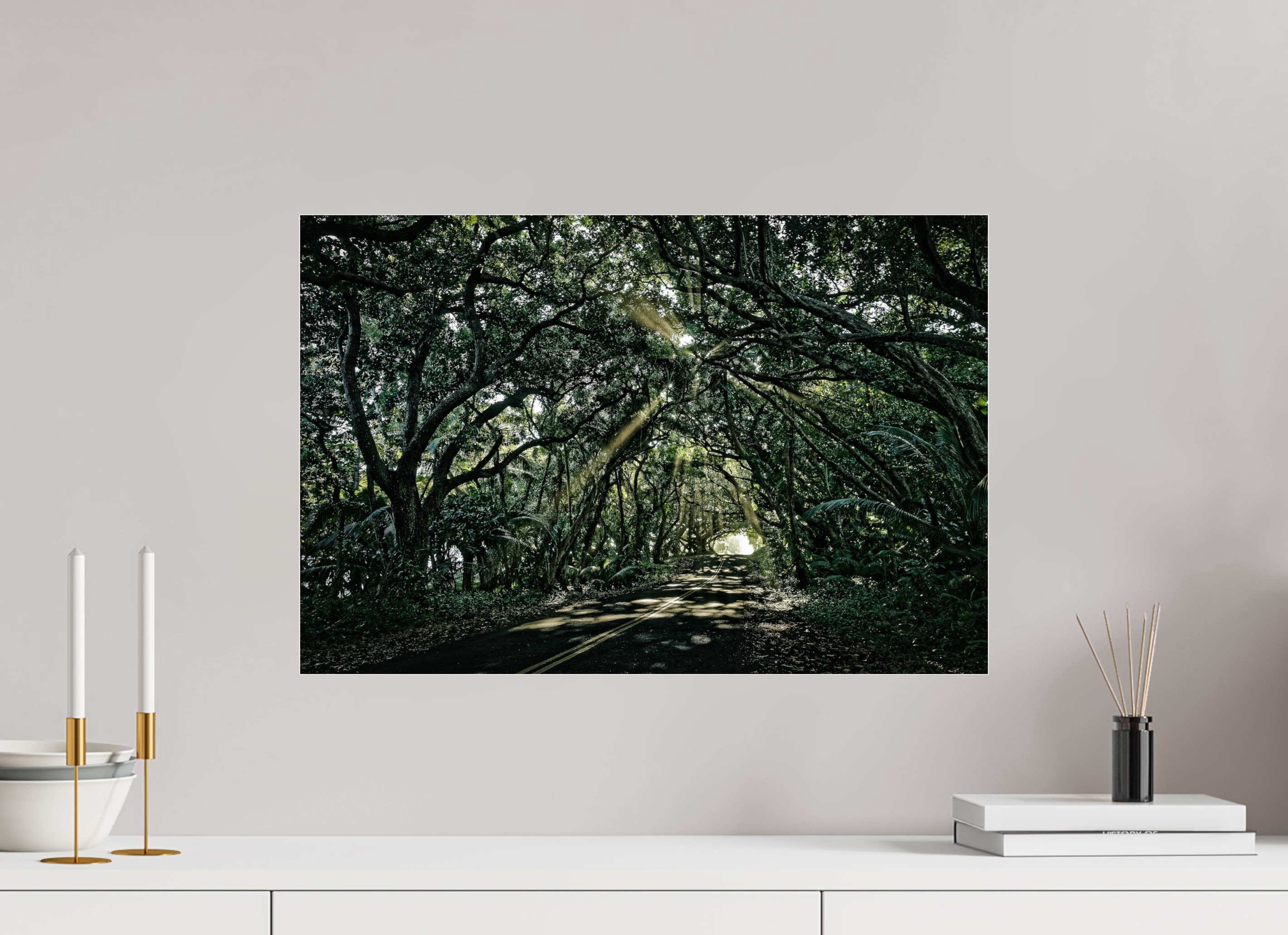 60 x 40 cm, Acrylglas, glänzend, 2 mm, Dibond 3 mm, mit Aufhängung Light Whispering
