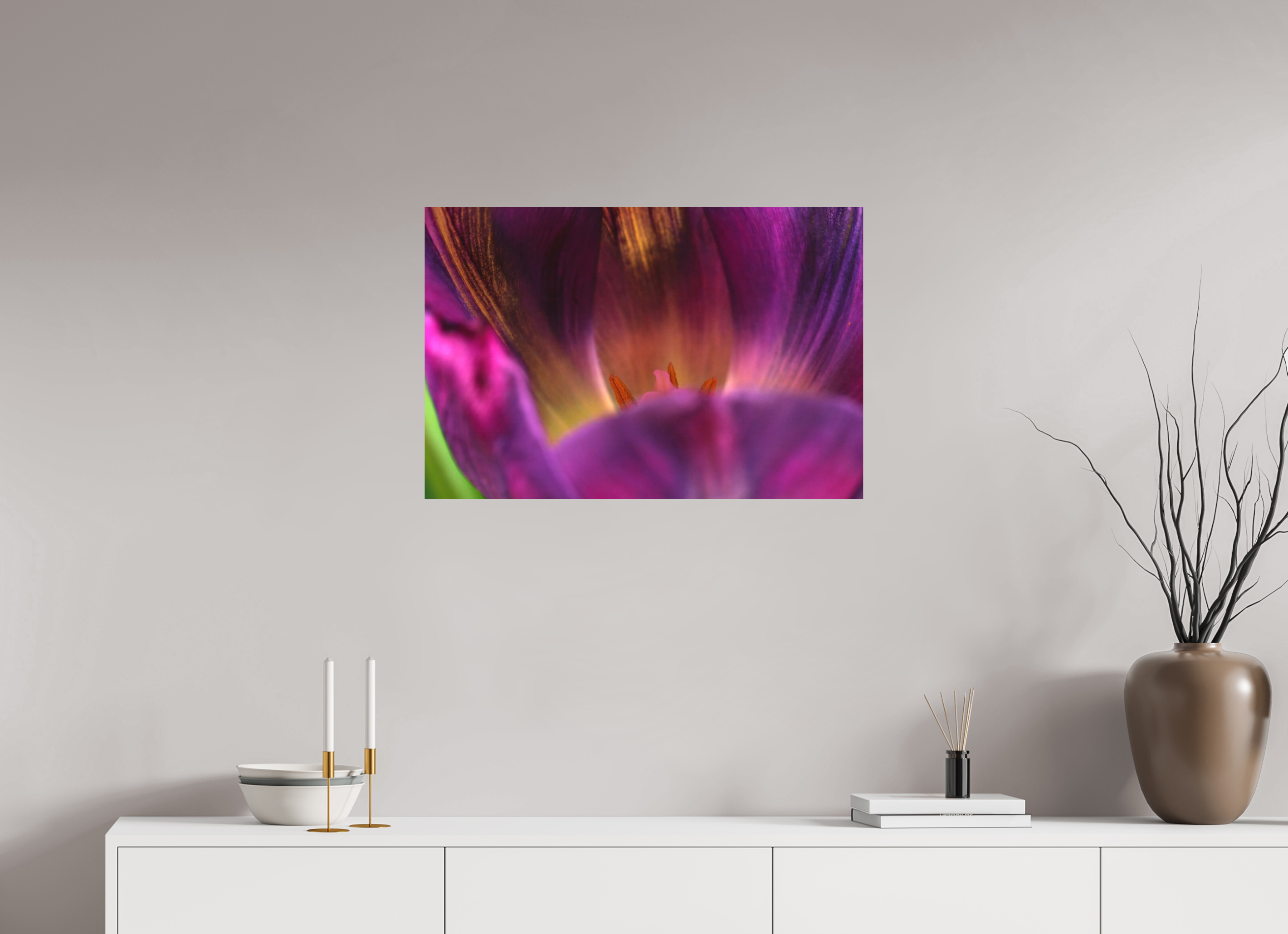 75 x 50 cm, Foto auf Forex, mit Aufhängung Purple Beauty