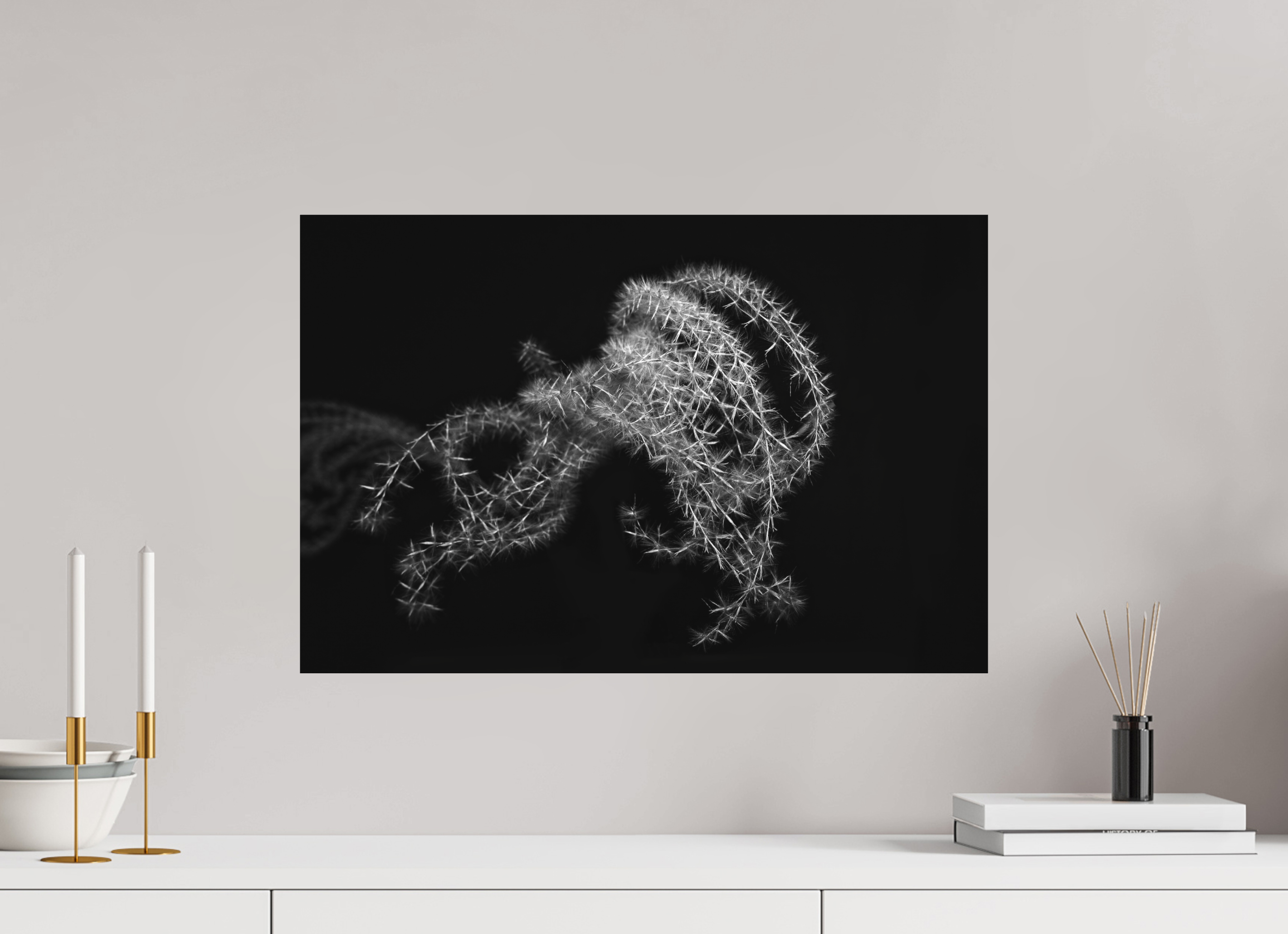 60 x 40 cm, Foto auf Forex, mit Aufhängung Ghost Grass