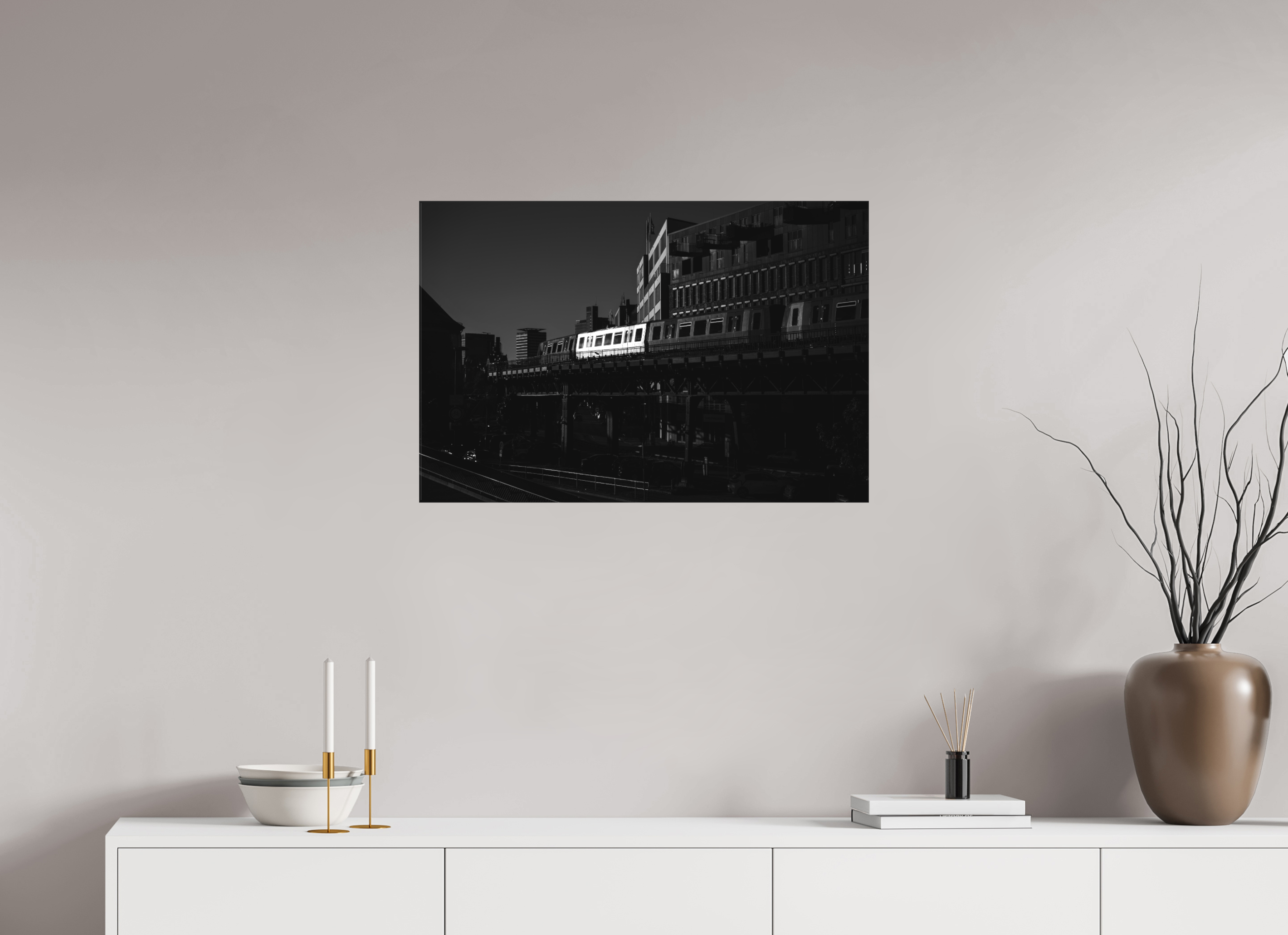 75 x 50 cm, Foto-Leinwand aus hochwertigem Textil, 40mm Rapid Metropolis