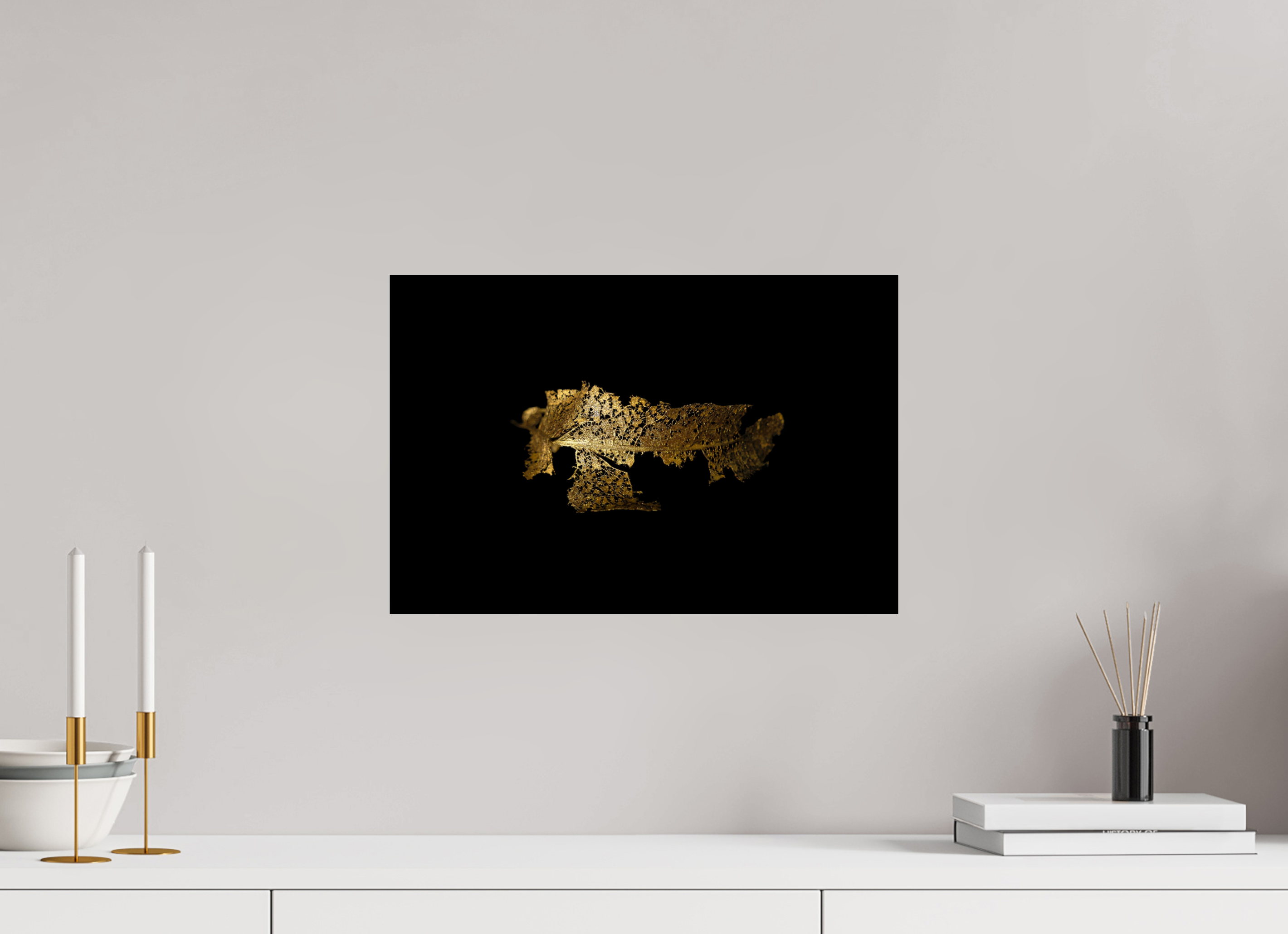 45 x 30 cm, Druck auf Hahnemühle FineArt Baryta Papier ohne Rahmen Golden Grace - Fine Art