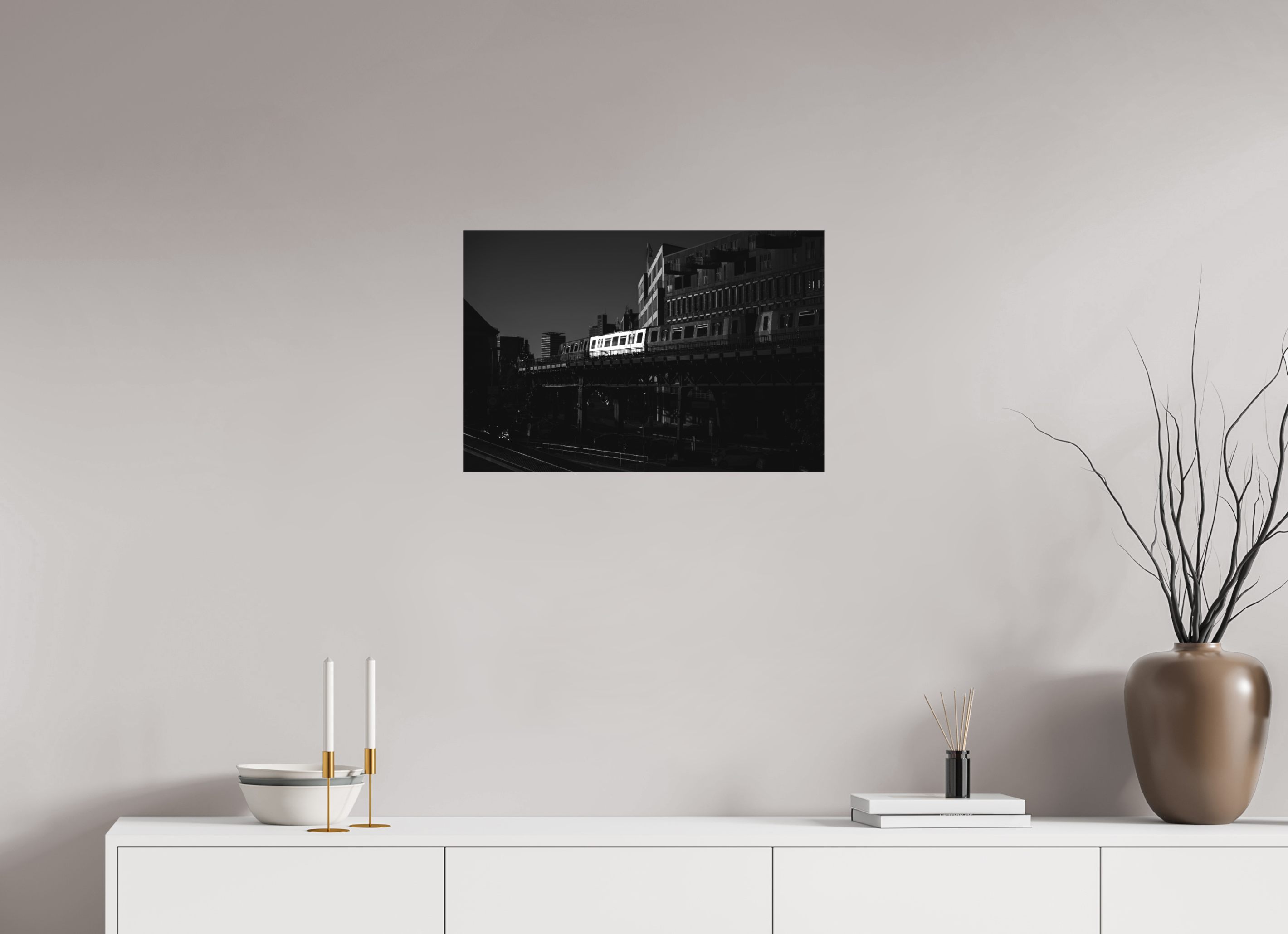 60 x 40 cm, Foto-Leinwand aus hochwertigem Textil, 40mm Rapid Metropolis