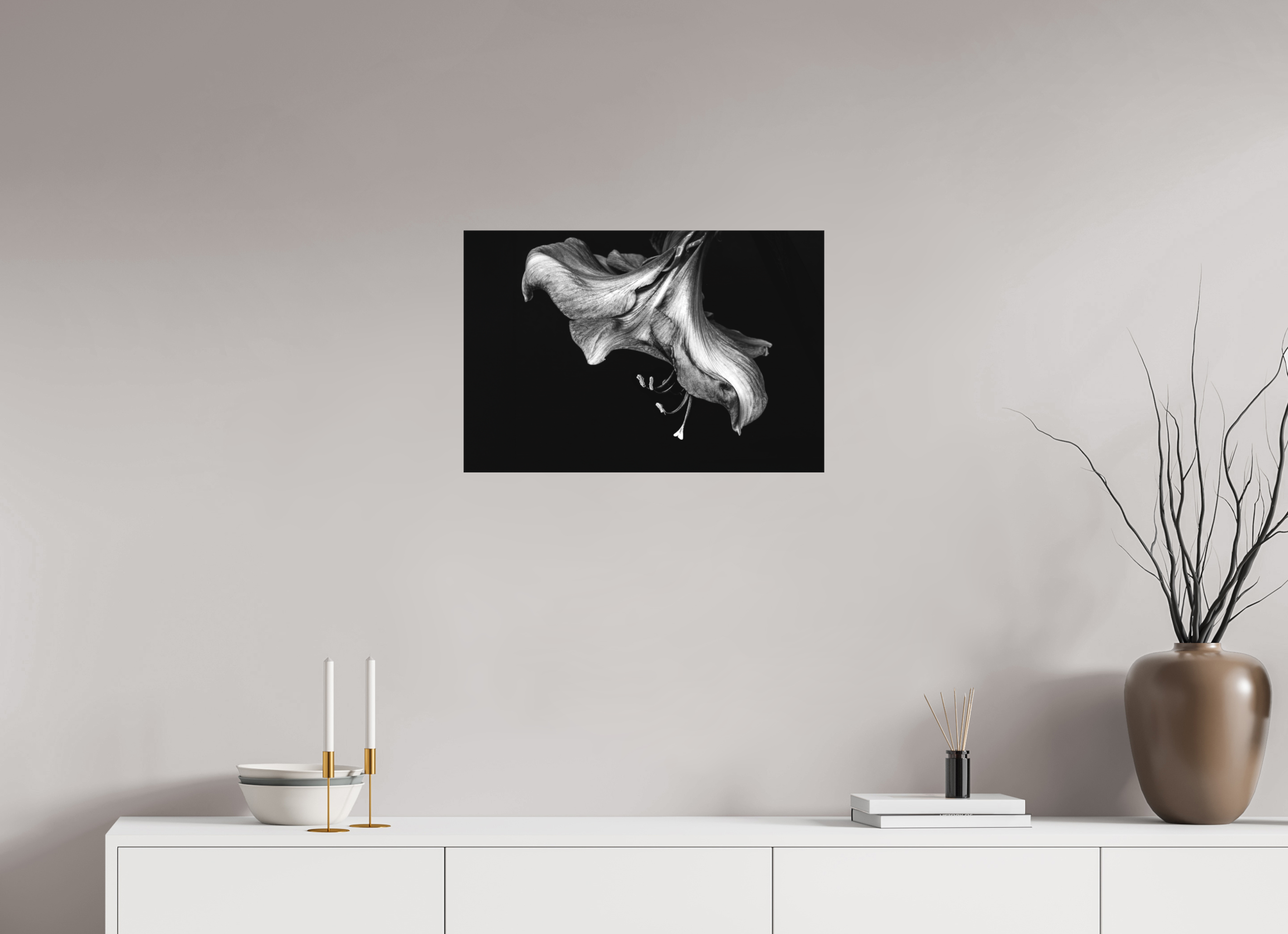 60 x 40 cm, Foto-Leinwand aus hochwertigem Textil, 40mm Amaryllis Bell