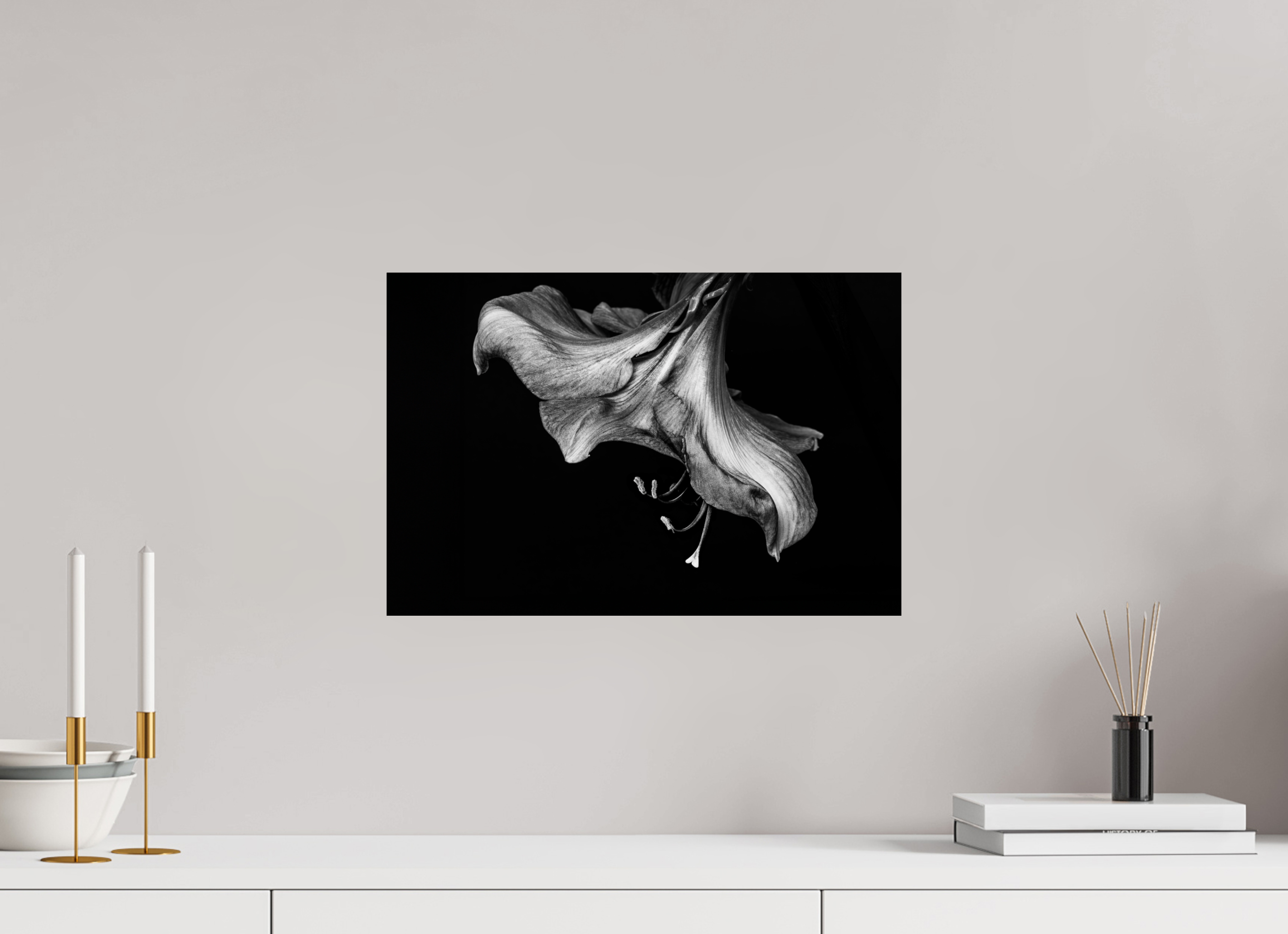 45 x 30 cm, ChromaLuxe HD Metal Print, mit Aufhängung Amaryllis Bell