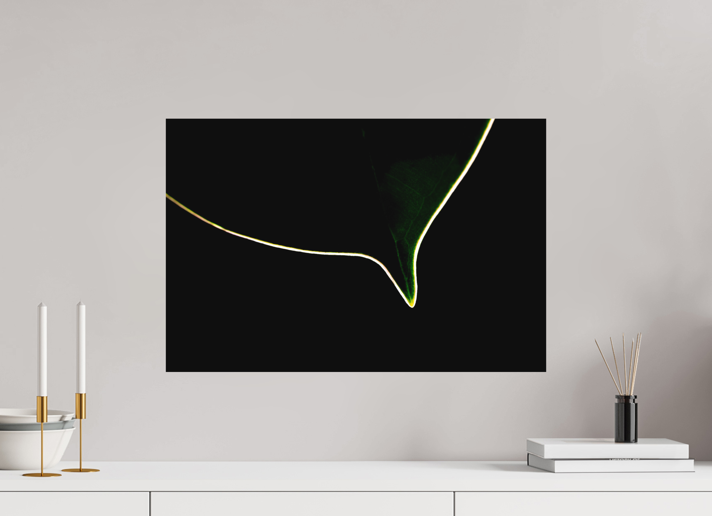 60 x 40 cm, Foto auf Forex, mit Aufhängung Glowing Line