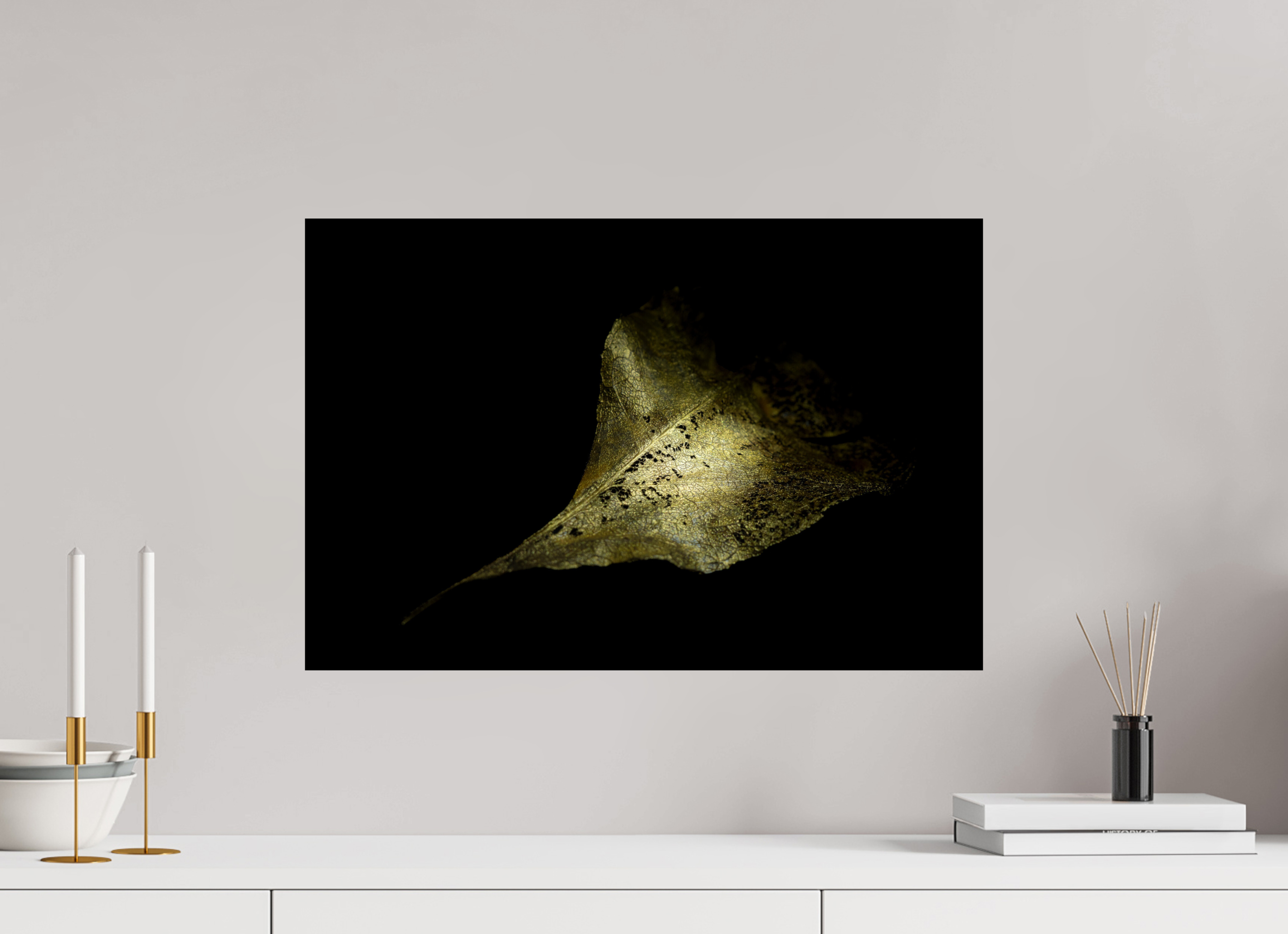 60 x 40 cm, Druck auf Hahnemühle FineArt Baryta Papier ohne Rahmen Golden Shadow Play - Fine Art