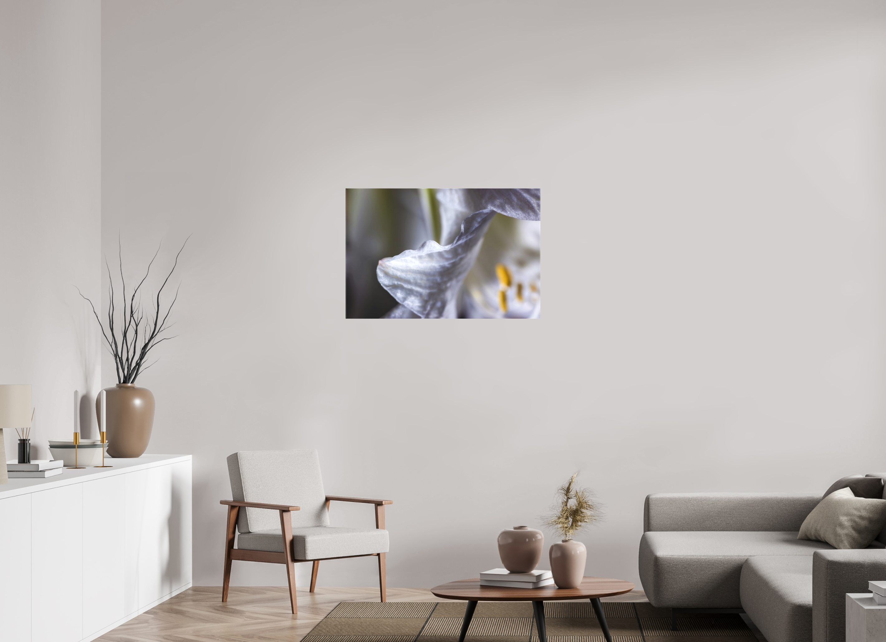 90 x 60 cm, Foto-Leinwand aus hochwertigem Textil, 40mm Diamond Flower