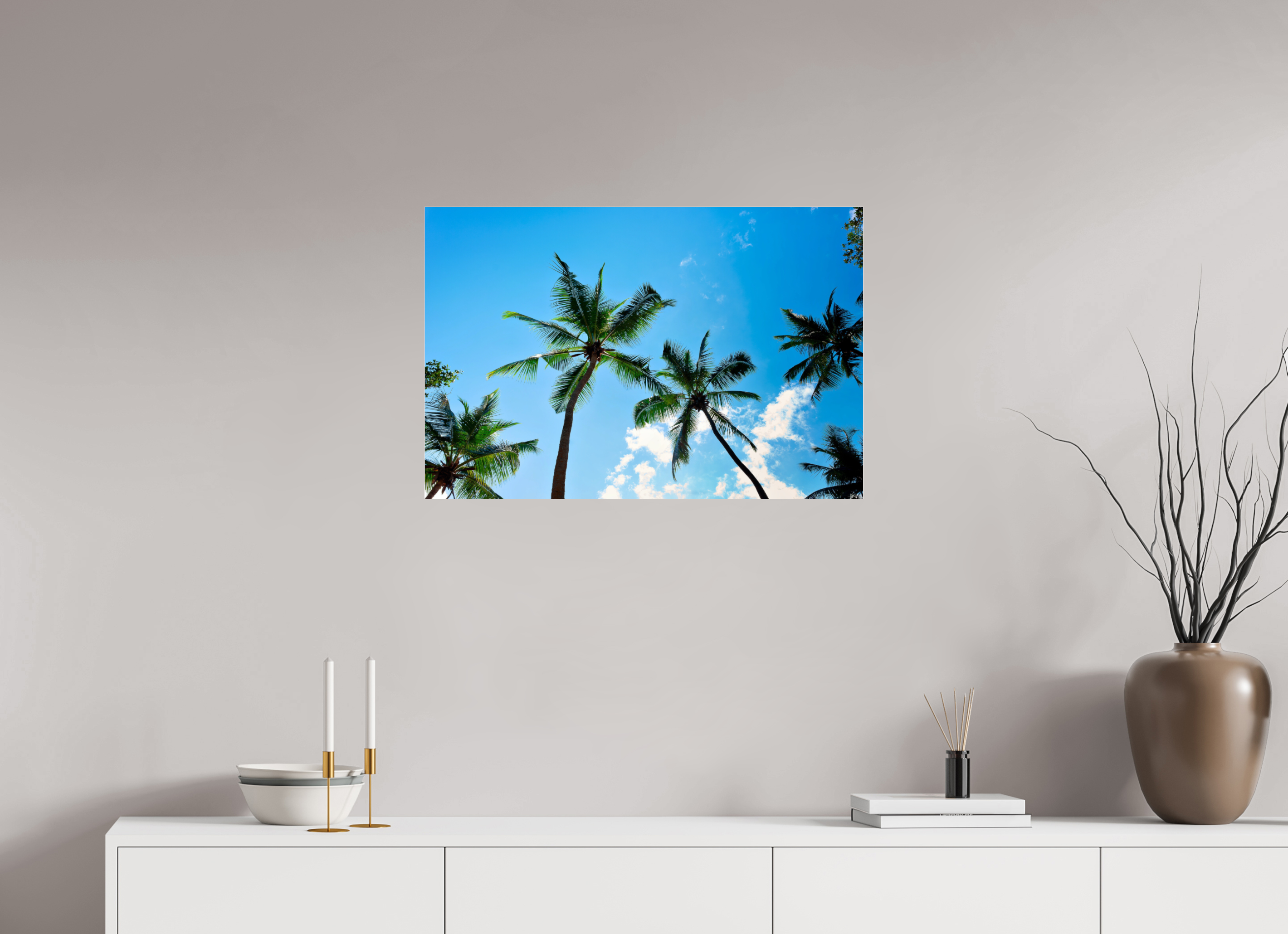 75 x 50 cm, Acrylglas, glänzend, 2 mm, Dibond 3 mm, mit Aufhängung Holiday Memories