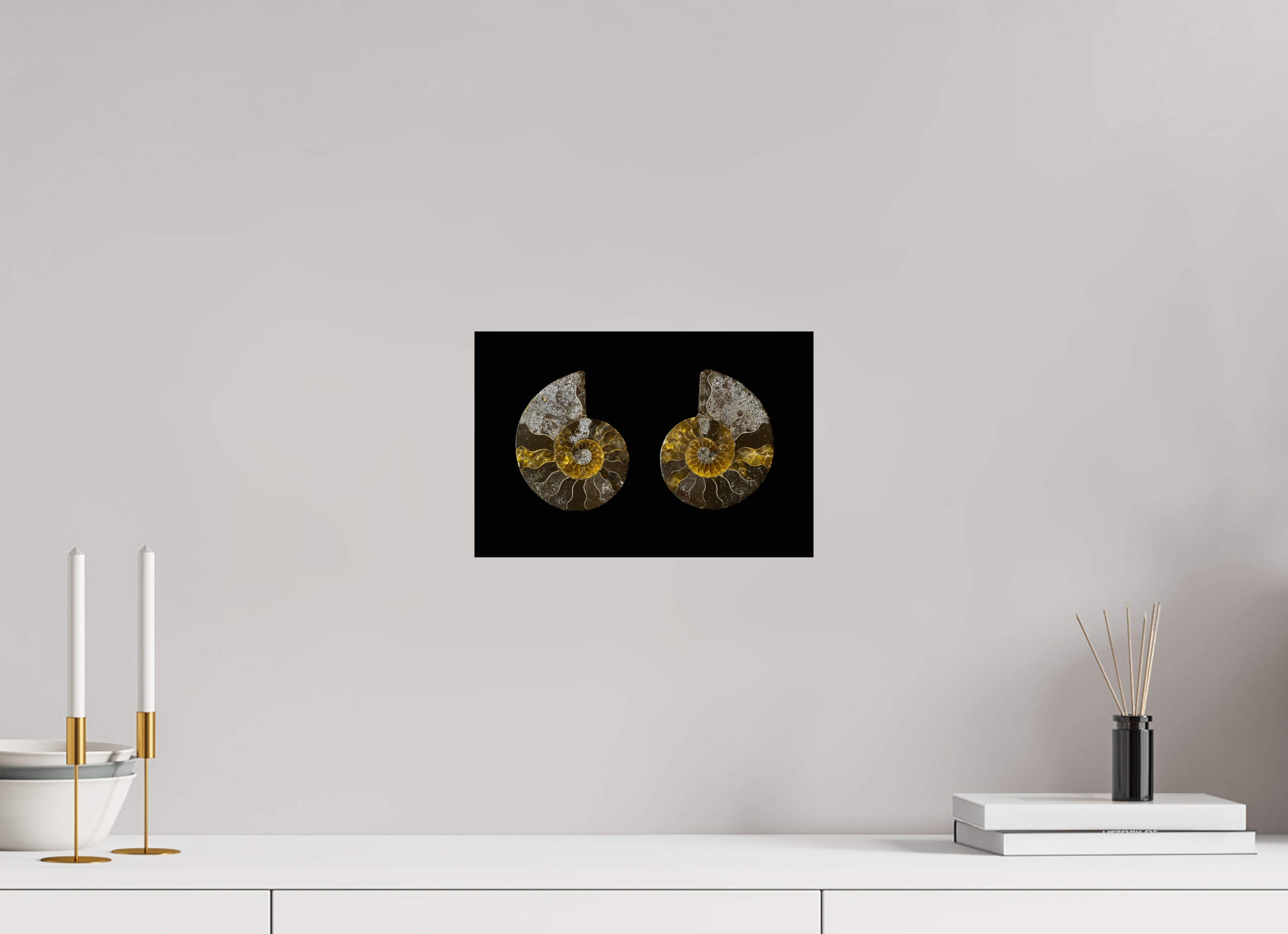 30 x 20 cm, Druck auf Hahnemühle FineArt Baryta Papier ohne Rahmen Fossil Memory - Fine Art