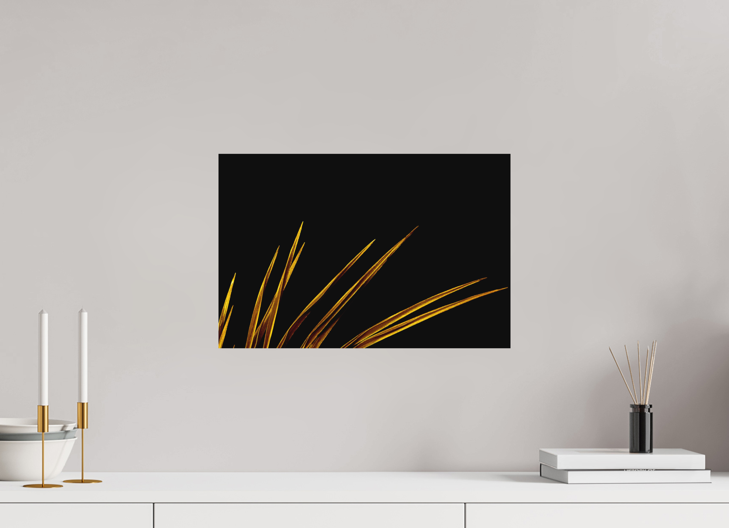 45 x 30 cm, Foto auf Forex, mit Aufhängung Golden Tips