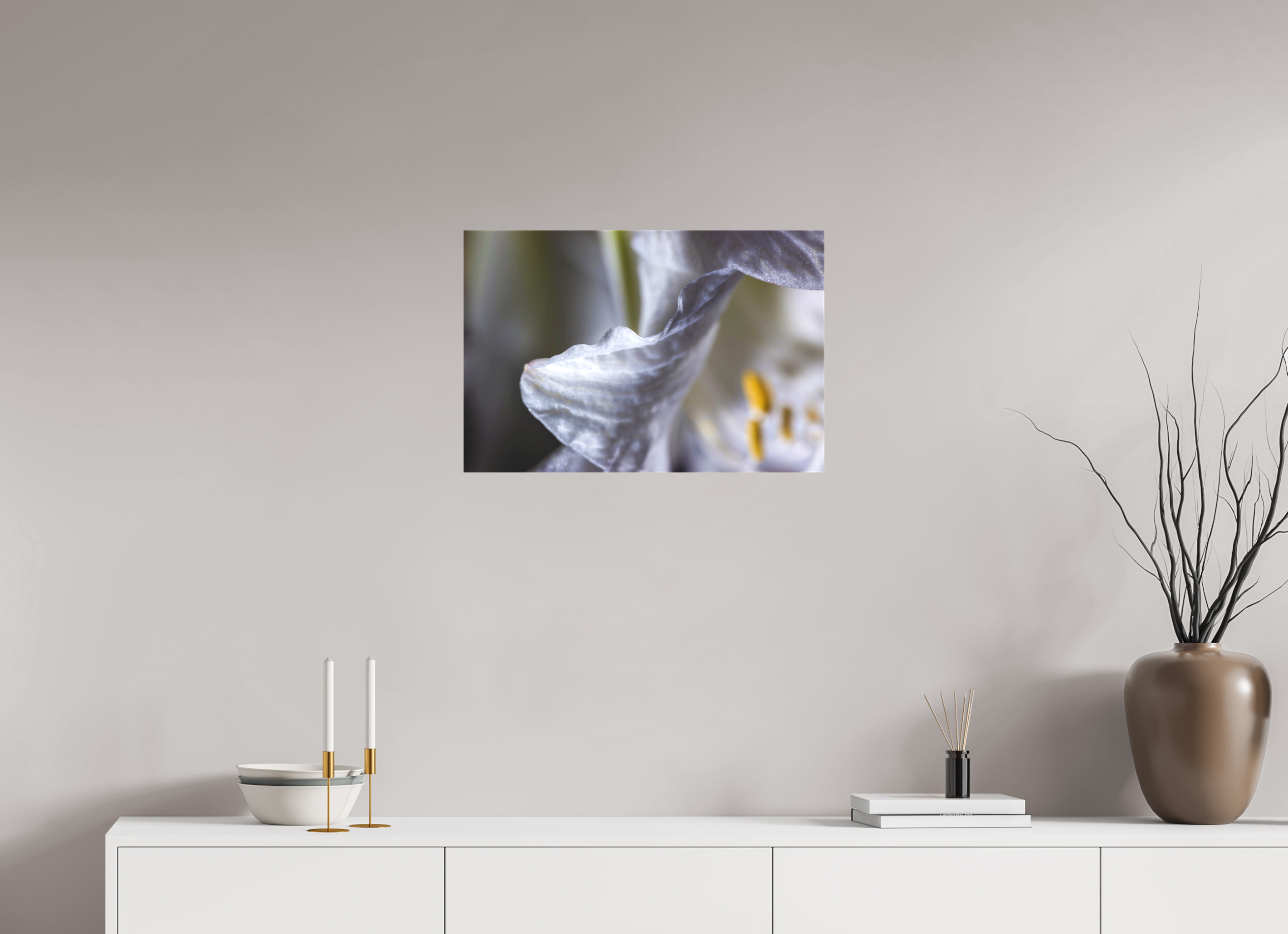 60 x 40 cm, Foto-Leinwand aus hochwertigem Textil, 40mm Diamond Flower