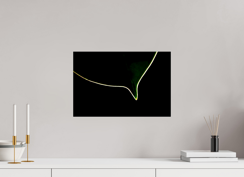 45 x 30 cm, Acrylglas, glänzend, 2 mm, Dibond 3 mm, mit Aufhängung Glowing Line