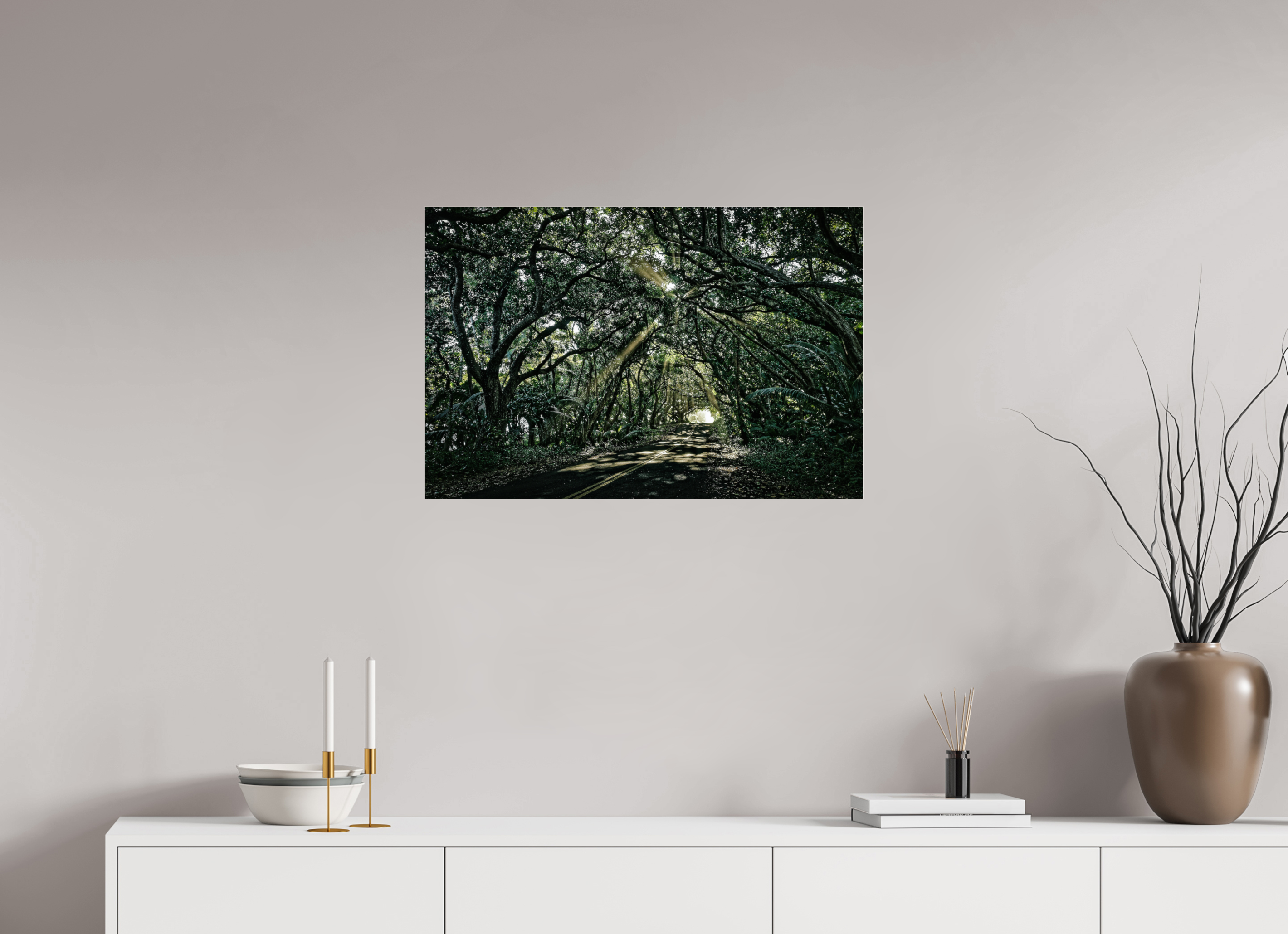 75 x 50 cm, Acrylglas, glänzend, 2 mm, Dibond 3 mm, mit Aufhängung Light Whispering